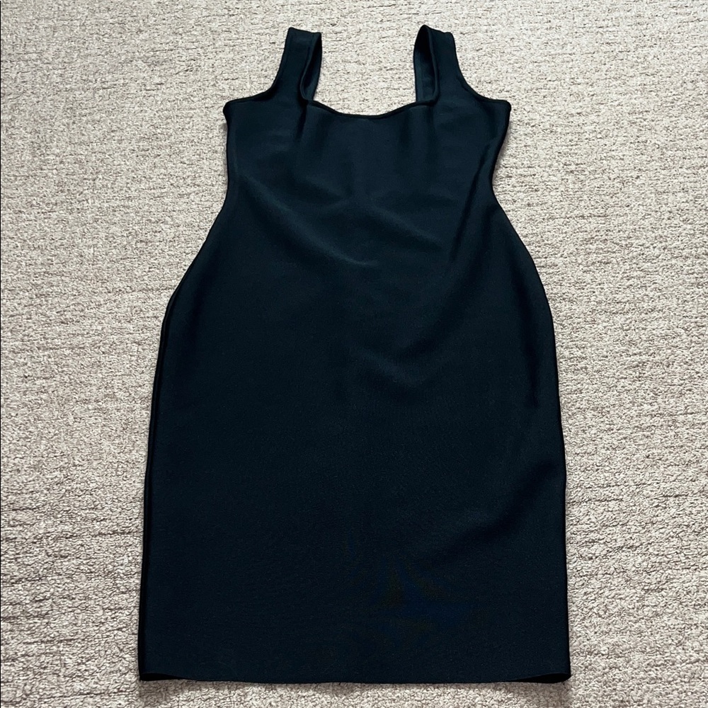 Elegant Black Sleeveless Low Back Dress Size XL